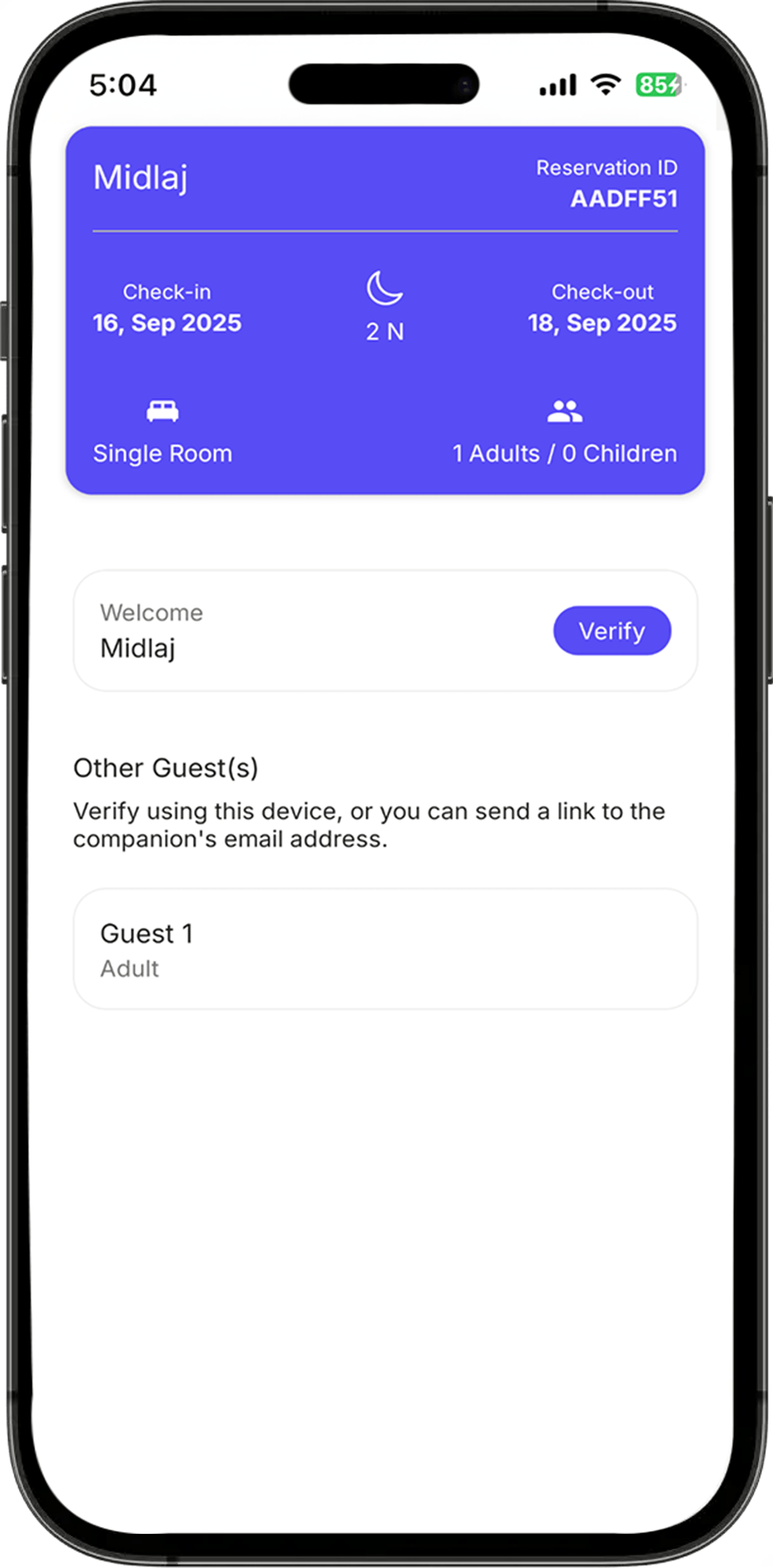 Verification complete